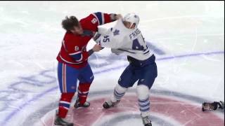 HNIC: Punjabi Edition - Mark Fraser vs Brandon Prust - Feb 9th 2013 (HD)