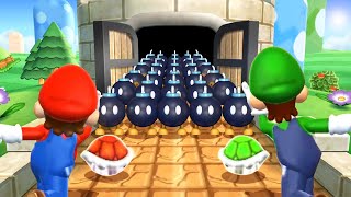 Mario Party 9 MiniGames - Mario Vs Luigi Vs Yoshi Vs Waluigi (Master Cpu)