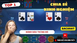 CF68 | Trải Ngiệm Bắt Cầu Bacarat Trong Game Cf68 Vốn 5M Chốt Lãi 6M Cực Đơn Giãn