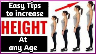 HOW TO BECOME TALLER IN A WEEK | Increase Height at Any Age with these Unknown Tips |Healthy Treats