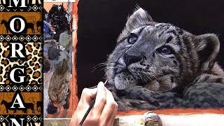 Oil Painting Tutorial - Painting Fur - Jason Morgan wildlife art