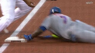 NYM@STL: Reyes, Cabrera combine for double steal