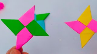 How To Make a Paper Ninja Star (Shuriken)- Origami