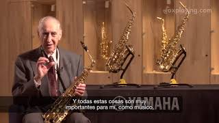 Eugene Rousseau tests Yamaha YAS-62 (Spanish sub.)