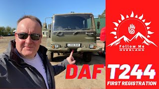 DAF T244 4x4 - First Civilian Registration