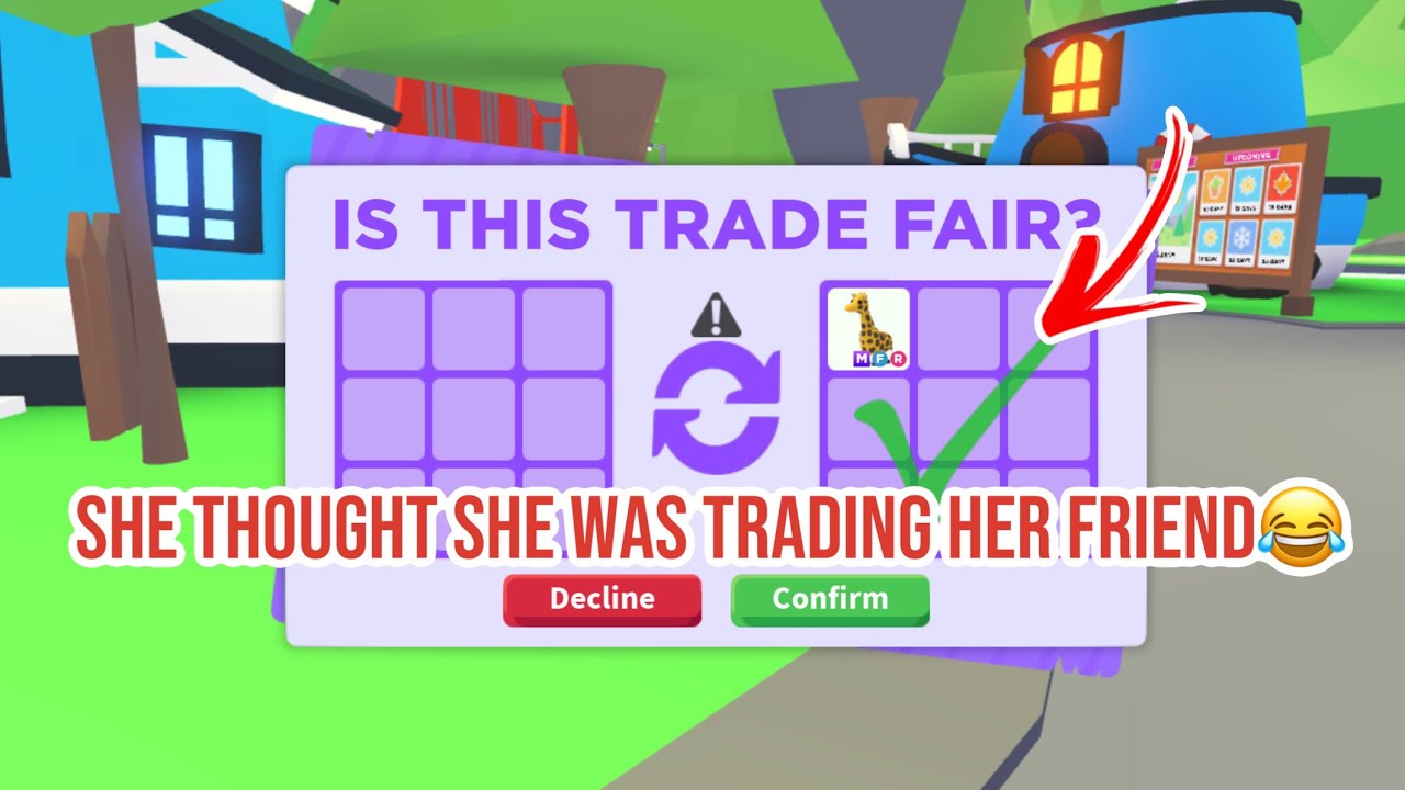 She Tried To SCAM Me But Ended Up Scamming Her Self In Adopt Me! 😂