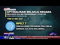 kemenkeu terus kawal realisasi belanja begara untuk penanganan pandemi dan pemulihan ekonomi