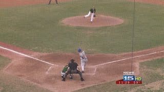 IPFW loses at North Dakota State 6-4 in college baseball on 5/1/15 - video courtesy: KVLY-TV.