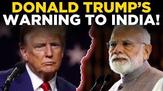 Trump Speech Live | Donald Trump Warning To India And China | US News LIVE | PM Modi News LIVE