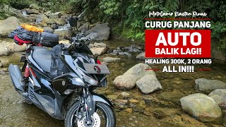 MotoCamp Hemat di Klaster Pinus, Curug Panjang | Aerox 155 | Camping Ceria dekat Air Terjun.