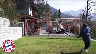 Manuel Neuer's impressive training at Lake Tegernsee | FC Bayern