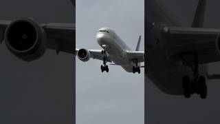 Saudia Boeing 787-10 Dreamliner Windy Landing 🛬 at Birmingham Airport #aviation #dreamliner