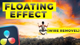 FLOATING EFFECT (wire removal) - Davinci Resolve 17 Fusion Tutorial