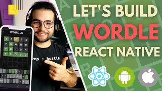 Let's build WORDLE with React Native (tutorial for beginners) 🔴