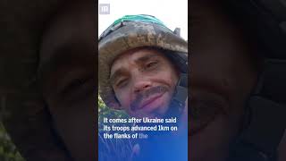 Exhausted Russian soldier surrenders to Ukrainian troops near Bakhmut