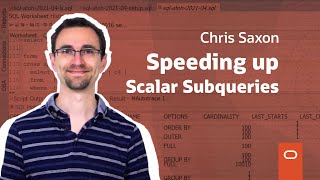 Speeding up scalar subqueries