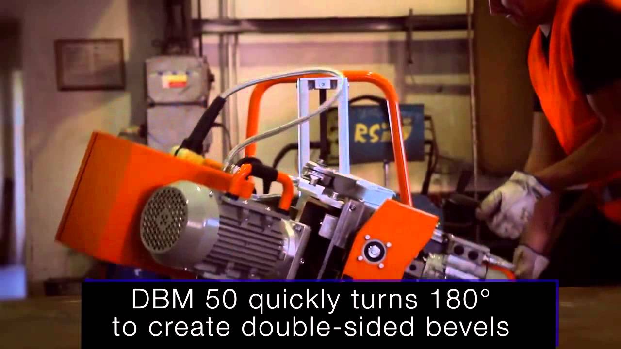 Steelmax Dbm 50 Beveller Youtube