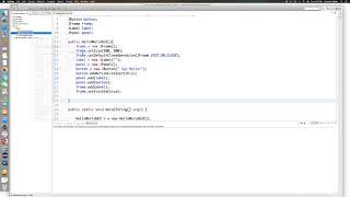 Java: GUI - ActionListener
