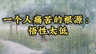 一个人痛苦的根源：悟性太低