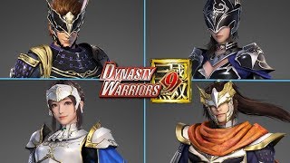 4 NEW Knight & Samurai DLC Costumes Livestream!! | Dynasty Warriors 9 |