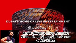 Arijit singh live concert coca cola arena | arijit singh 4 feb 2022 concert  | please subscribe 1k 🙏
