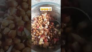 Quick and easy chana chat recipie #short 😋👌try it