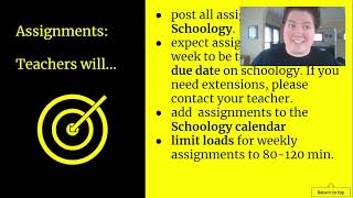 Distance Learning Expectations