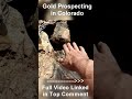 Gold Prospecting in Colorado