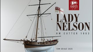 Amati's Lady Nelson built in motion