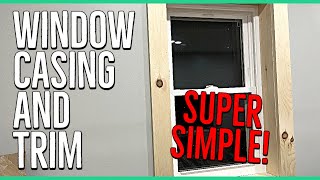 The Easiest Way to Install Window Casing and Trim