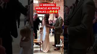 BEAUTIFUL BRIDE GOT OFF WHEELCHAIR ON WEDDING DAY 😱 #bride #wedding #goviral #subscribers #youtube