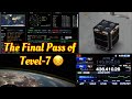 The Final pass of FM Ham Radio Satellite Tevel 7....