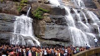 Kutralam Main Falls at Tenkasi Tamilnadu, Natural Spa of South India