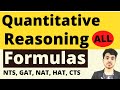 Quantitative Reasoning Formulas | Full Quantitative Reasoning Portion For NTS, GAT General , NAT HAT