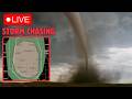 TORNADO THREAT IN OK/TX: LIVE STORM CHASER