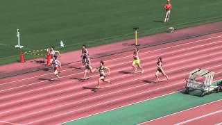 2013静岡県東部高校総体女子100m準決1～3