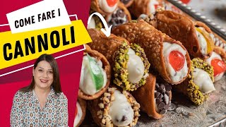 Sicilian cannoli: original recipe for stuffed cannoli!