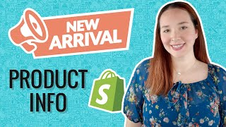 New Product Fields in Shopify!