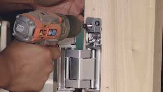 Installing Sugatsune Hidden Door Hinges Shorts