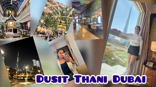 Dusit Thani Dubai | vacation | Burj khalifa view 😍|Honest review on hotel | #dubai #vacation