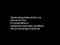 Cherrie – Det Slår Mig Ibland Lyrics