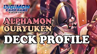 Digimon TCG Alphamon Ouryuken Deck Profile! - 10th March 2022