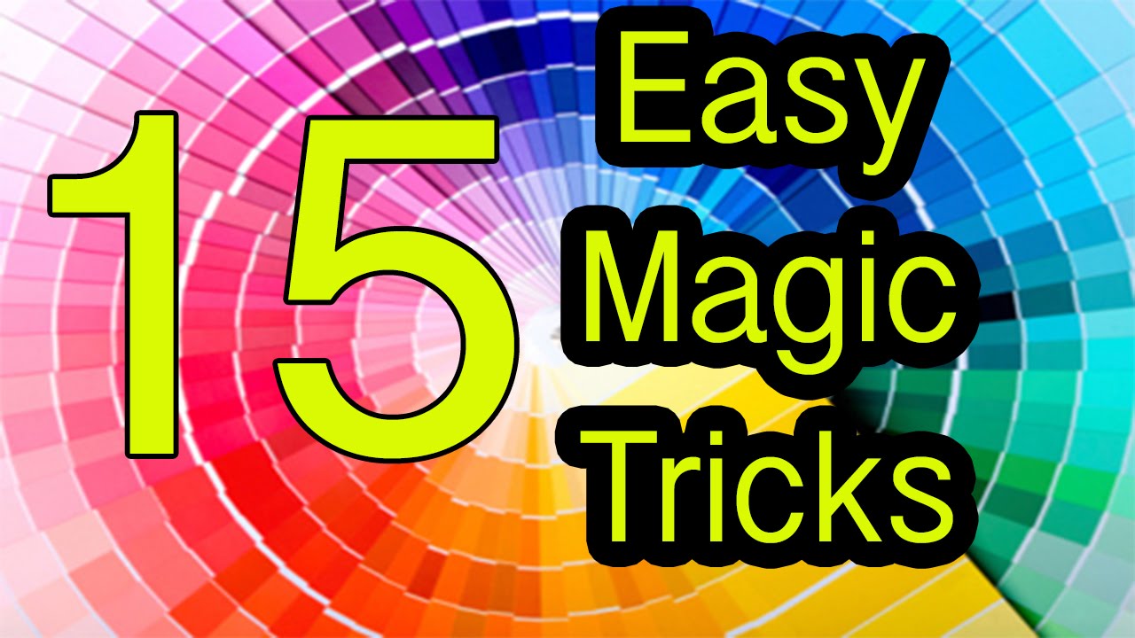 Easy Magic Tricks 15 Tricks Revealed Explained Magic Answers