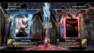 Soulcalibur V: Amy Lionheart (Z.W.E.I.) Vs. The Black Deity (Cervantes)