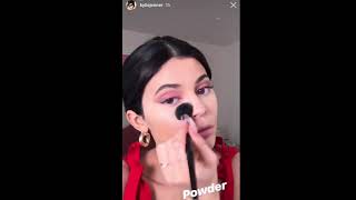 Kylie  shares valentine makeup tutorial #kyliejenner #kyliecosmetics