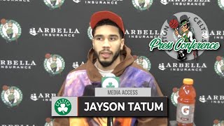 Jayson Tatum on Jaylen Brown: "We Both Want To Be Here & We Both Want to Figure It Out."