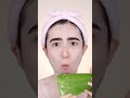 Trying aloe gone wrong #eating #aloe #aloevera #mukbang #shorts