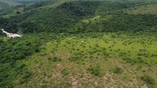 Fleuve Congo au sud des chutes de Loufoulakari