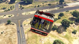 How To Make A Bus Fly - Honk Boosting (GTA 5 Chaos) - DarkViperAU