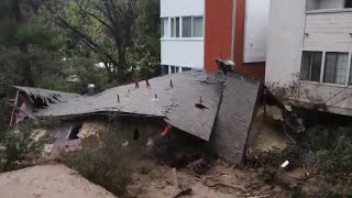 Nearly 400 mudslides in Southern California storm